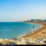 Lungomare sud di Civitanova d'estate