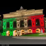 Sferisterio di Macerata tricolore Italia