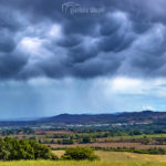 La nube temporalesca Mammatus sulla Val di Chienti