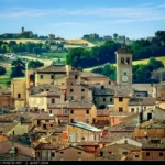 Scorcio del centro storico di Tolentino